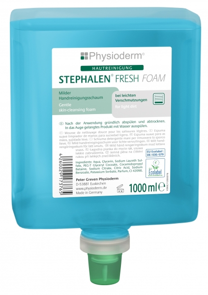 GREVEN-Hand-/Hände-Reiniger, HAUTREINIGUNG, Stephalen® Fresh Foam, 1000 ml Neptuneflasche