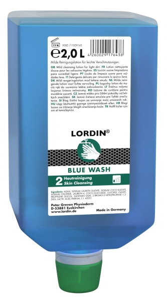 GREVEN-Hand-/Hände-Reiniger, HAUTREINIGUNG, Lordin Blue Wash, 2000 ml Varioflasche