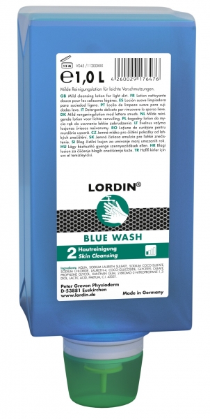 GREVEN-Hand-/Hnde-Reiniger, HAUTREINIGUNG, Lordin Blue Wash, 1000 ml Varioflasche