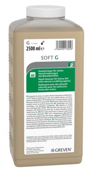 GREVEN-Hand-/Hnde-Reiniger, HAUTREINIGUNG, Greven Soft G, 2500 ml Hartflasche