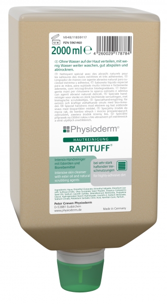 GREVEN-Hand-/Hnde-Reiniger, HAUTREINIGUNG, Rapituff, 2000 ml Varioflasche