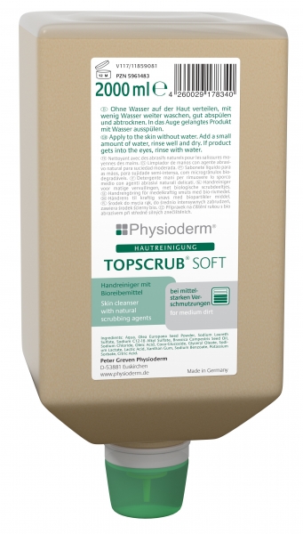 GREVEN-Hand-/Hnde-Reiniger, HAUTREINIGUNG, Topscrub soft, 2000 ml Varioflasche