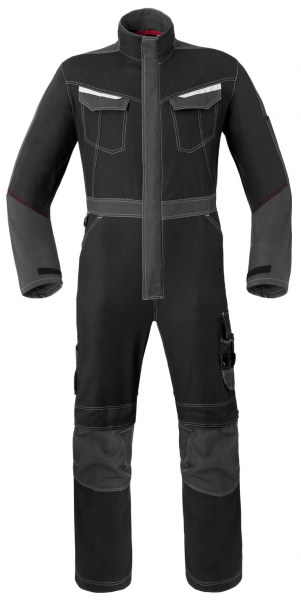 HAVEP-Overall, 260 g/m, schwarz/kohlengrau