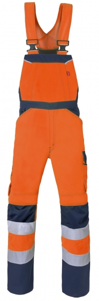 HAVEP-Warnschutz-Latzhose, 290 g/m², fluor-orange/marine