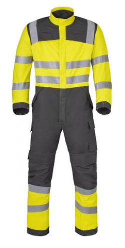 HAVEP-Overall, Multi Protector, kohlengrau/warngelb