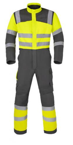HAVEP-Overall, High Visibility, kohlengrau/warngelb