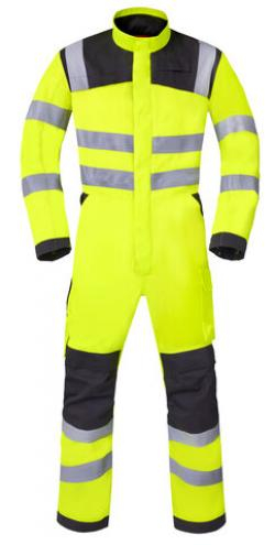 HAVEP-Overall, High Visibility, warngelb/charcoal