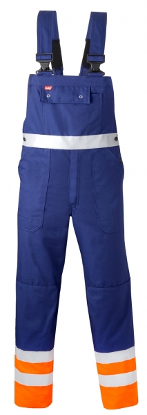 HAVEP-Warnschutz-Latzhose, 290 g/m², marine/fluor-orange