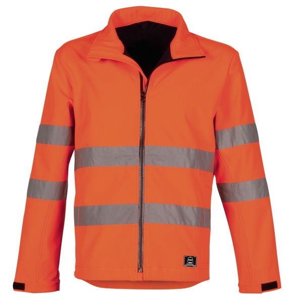 HAVEP-Warnschutz-Softshell-Jacke, 320 g/m, fluor-orange