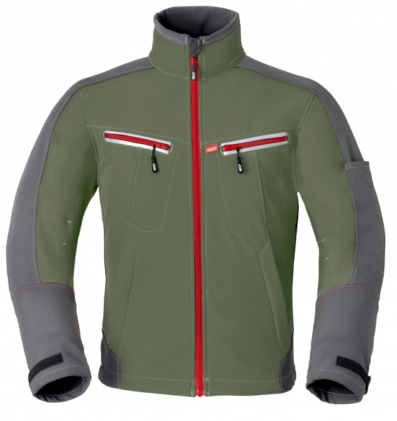 HAVEP-Softshell-Jacke, 320 g/m², waldgrün/kohlengrau