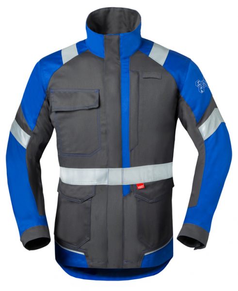 HAVEP-Schweier-Langjacke, 5safety Image +, charcoal/royalblau