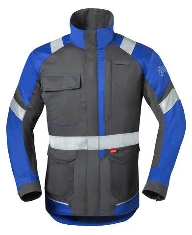 HAVEP-Damen-Arbeitsjacke, 5safety Image+, kohlengrau/royalblau