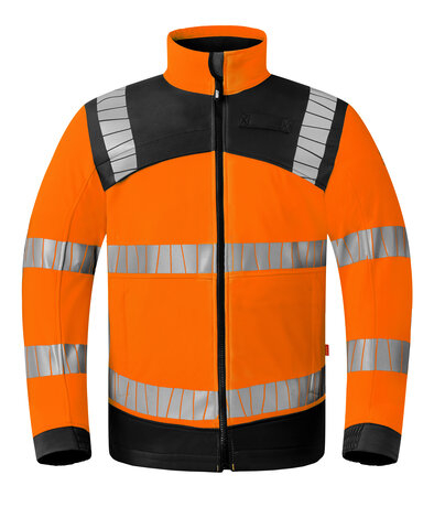 HAVEP- Warnschutz-Softshelljacke, High Vis+, warnorange/charcoal