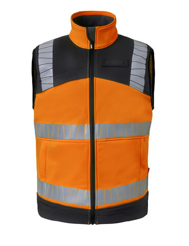 HAVEP- Warnschutz-Bodywrmer, High Vis+, warnorange/charcoal