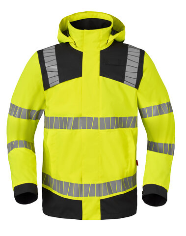 HAVEP- Warnschutz-Rainshell, High Vis+, warngelb/charcoal