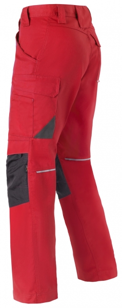 HAVEP-Shift, Bundhose mit Knietaschen, rot/kohlengrau