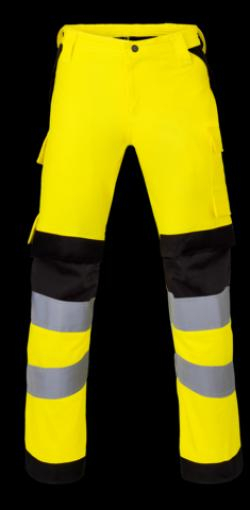 HAVEP- BUNDHOSE, Multi Protector+, Reflektionsstreifen, Farbe: warngelb/ anthrazit