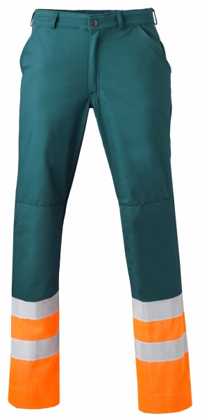 HAVEP-Warnschutz-Bundhose, 290 g/m², grün/fluor-orange