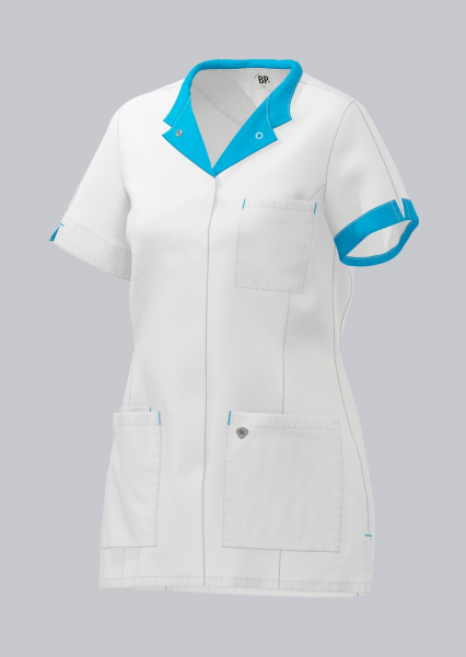 BP-Damenkasack, 1/2 Arm , 215 g/m², weiß/curacao