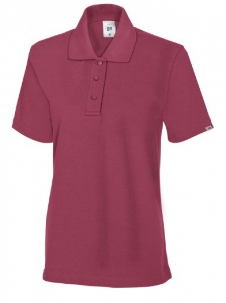 BP-Damen-Poloshirt, Arbeits-Berufs-Polo-Shirt, ca. 220g/m, brombeere