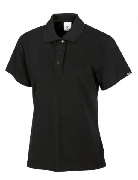 BP Damen-Poloshirt, schwarz