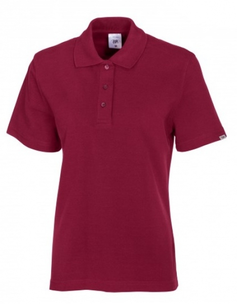 BP Damen-Poloshirt, bordeaux