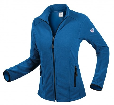 BP-Damen-Fleecejacke, azurblau
