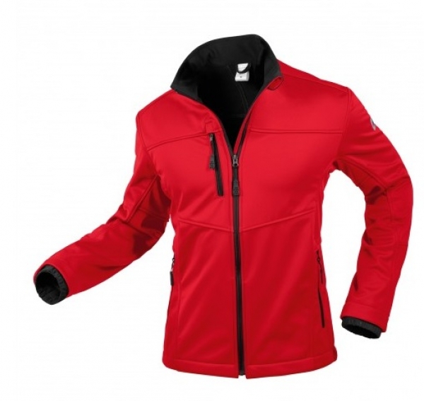 BP-Softshell-Arbeits-Berufs-Jacke, 255 g/m², rot