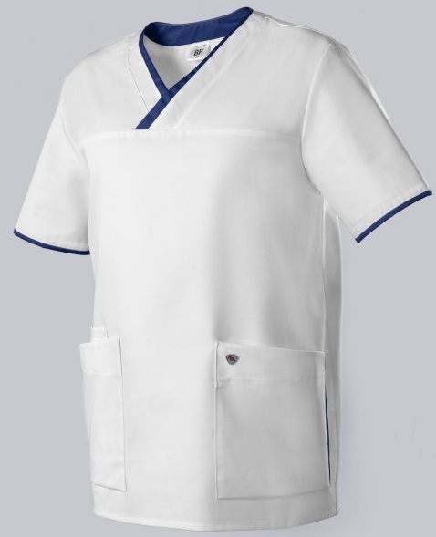 BP-Schlupfkasack für Sie & Ihn, weiss/nachtblau