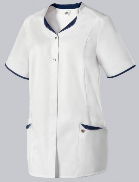 BP-Damenkasack, weiss/nachtblau