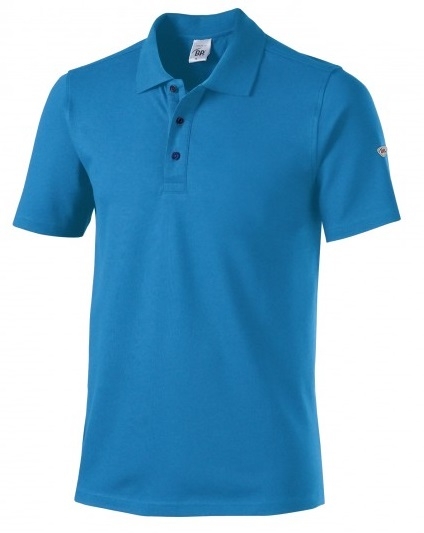 BP-Poloshirt, azurblau