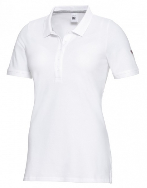 BP-Damen-Polo-Shirt, wei