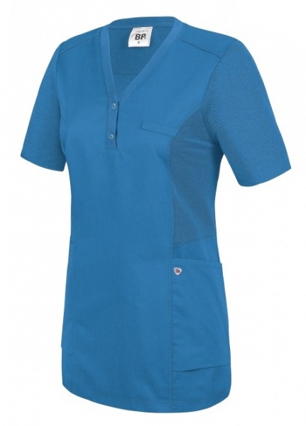 BP-Damen-Arbeits-Berufs-Kasack, Komfort, ca. 180g/m, azurblau