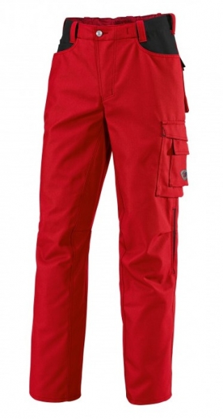 BP Arbeits-Berufs-Hose, Bundhose, rot/schwarz