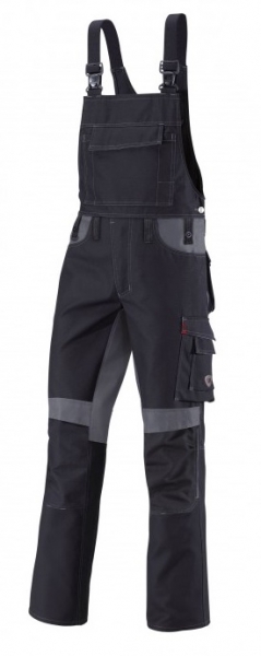 BP-Arbeits-Berufs-Latz-Hose, ca. 295g/m, schwarz/dunkelgrau