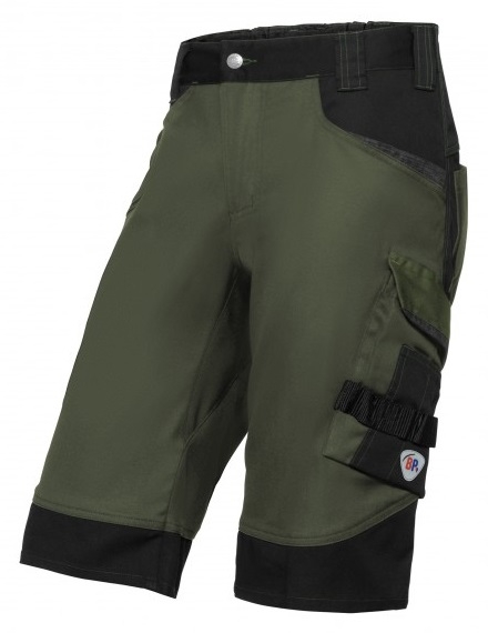 BP-Shorts, BPlus Modern Stretch, oliv/schwarz