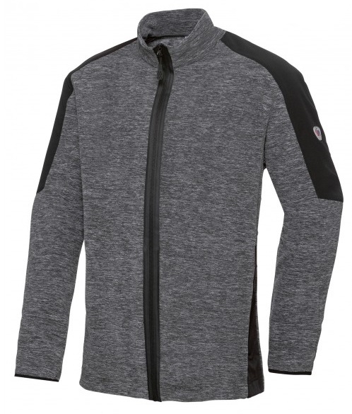 BP-Herren-Fleecejacke, BPlus Modern Stretch, space weiß