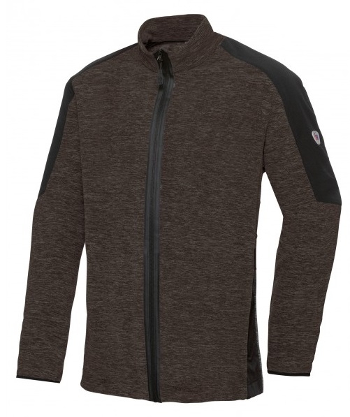 BP-Herren-Fleecejacke, BPlus Modern Stretch, space falke