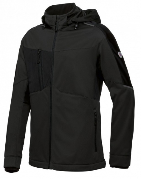 BP-Herren-Softshelljacke, BPlus Modern Stretch, schwarz