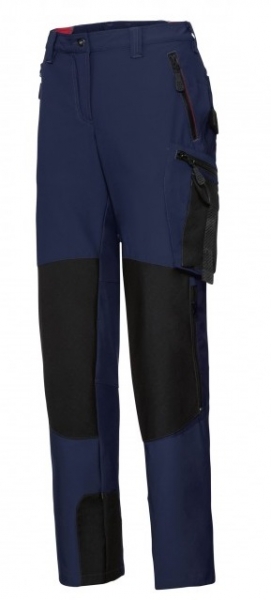 BP-Workwear-Superstretch-Damenhose, nachtblau/schwarz