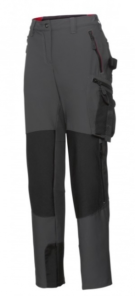 BP-Workwear-Superstretch-Damenhose, anthrazit/schwarz