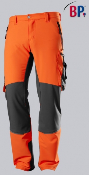 BP-Superstretch-Hose für Herren, warnorange/anthrazit