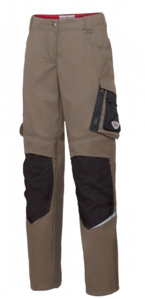 BP-Damen-Bundhose, BPlus, walnuss/schwarz