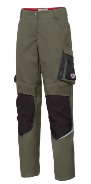 BP-Damen-Bundhose, BPlus, oliv/schwarz