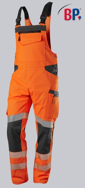 BP-Latzhose für Herren, warnorange/anthrazit