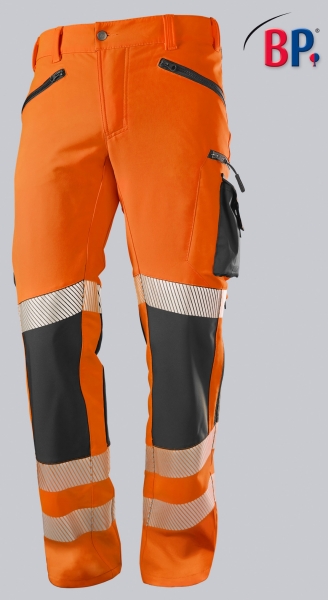 BP-Superstretch-Hose für Herren, warnorange/anthrazit