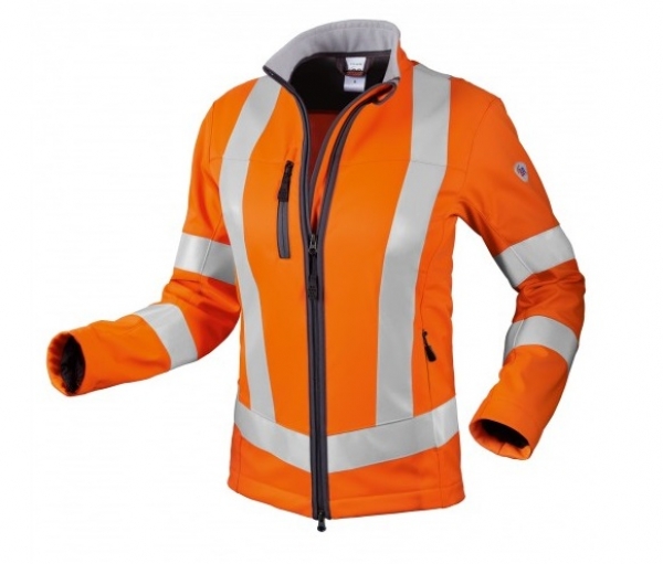BP-Damen-Warn-Schutz-Softshell-Jacke, ca. 320 g/m, warnorange