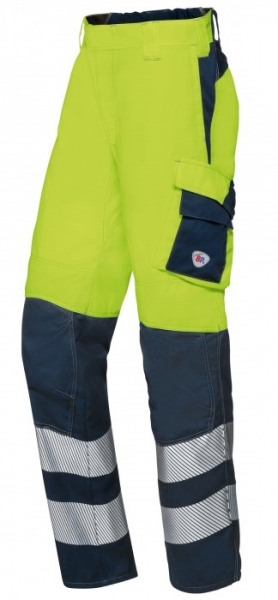 BP-Herren-Arbeitshose, Multi Protect Plus, warngelb/nachtblau