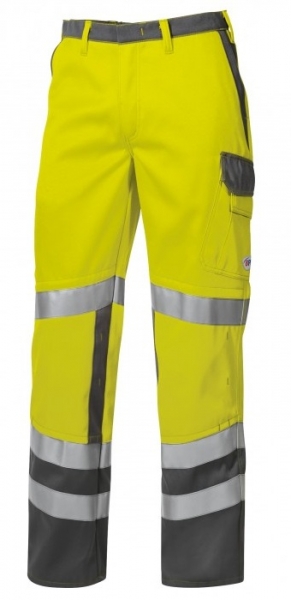 BP-Bundhose, Hi-Vis Protect, warngelb/dunkelgrau