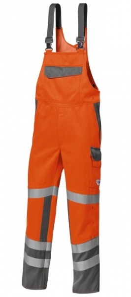 BP-Latzhose, Hi-Vis Protect, warnorange/dunkelgrau